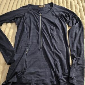 Athleta Navy Long Sleeve Shirt